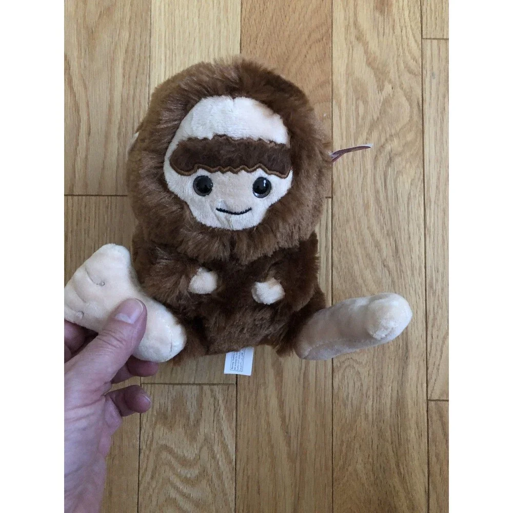 Bigfoot Belly Buddies NWT by Nanco PF-BIG10‎ Sasquatch Unibrow 7 Inch Super Soft